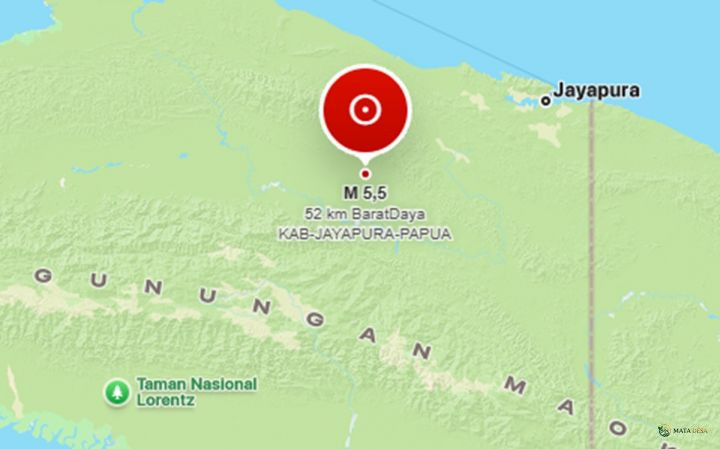 Gempa Darat Guncang Papua, Getaran Terasa di Sarmi hingga Jayapura