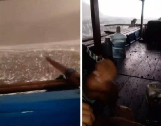 Detik-detik Gunung Anak Krakatau Erupsi, Nelayan Saksikan Semburan Material dari Laut