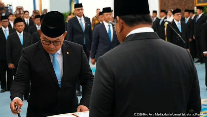 Presiden Prabowo Lantik Dudung Abdurachman sebagai Menko Polkam, Listyo Sigit Jadi Kepala KSP